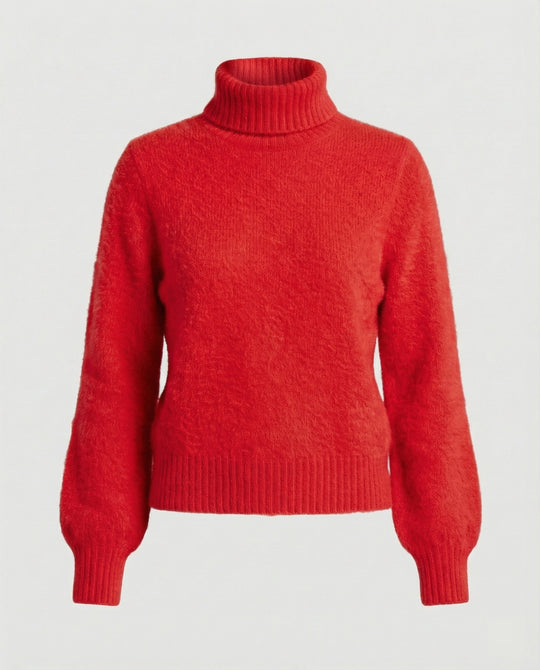 EB | Lässiger Angora-Strickpullover für Frauen