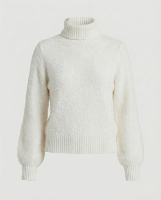 EB | Lässiger Angora-Strickpullover für Frauen