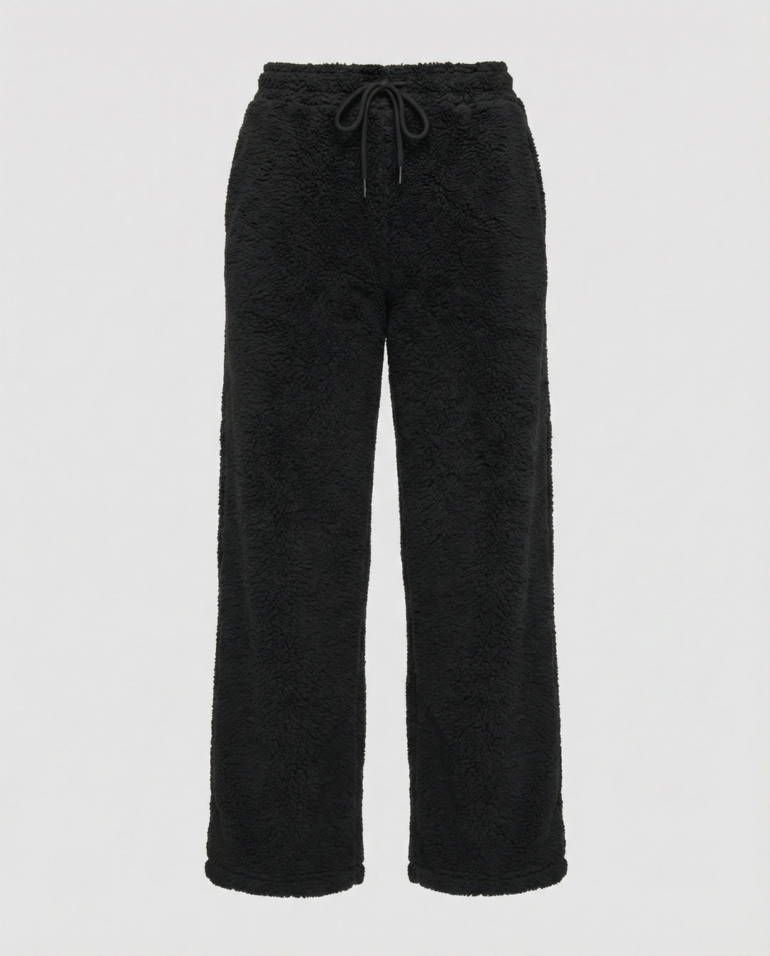 Damen kuschelige Fleece-Hose mit weitem Schnitt EB