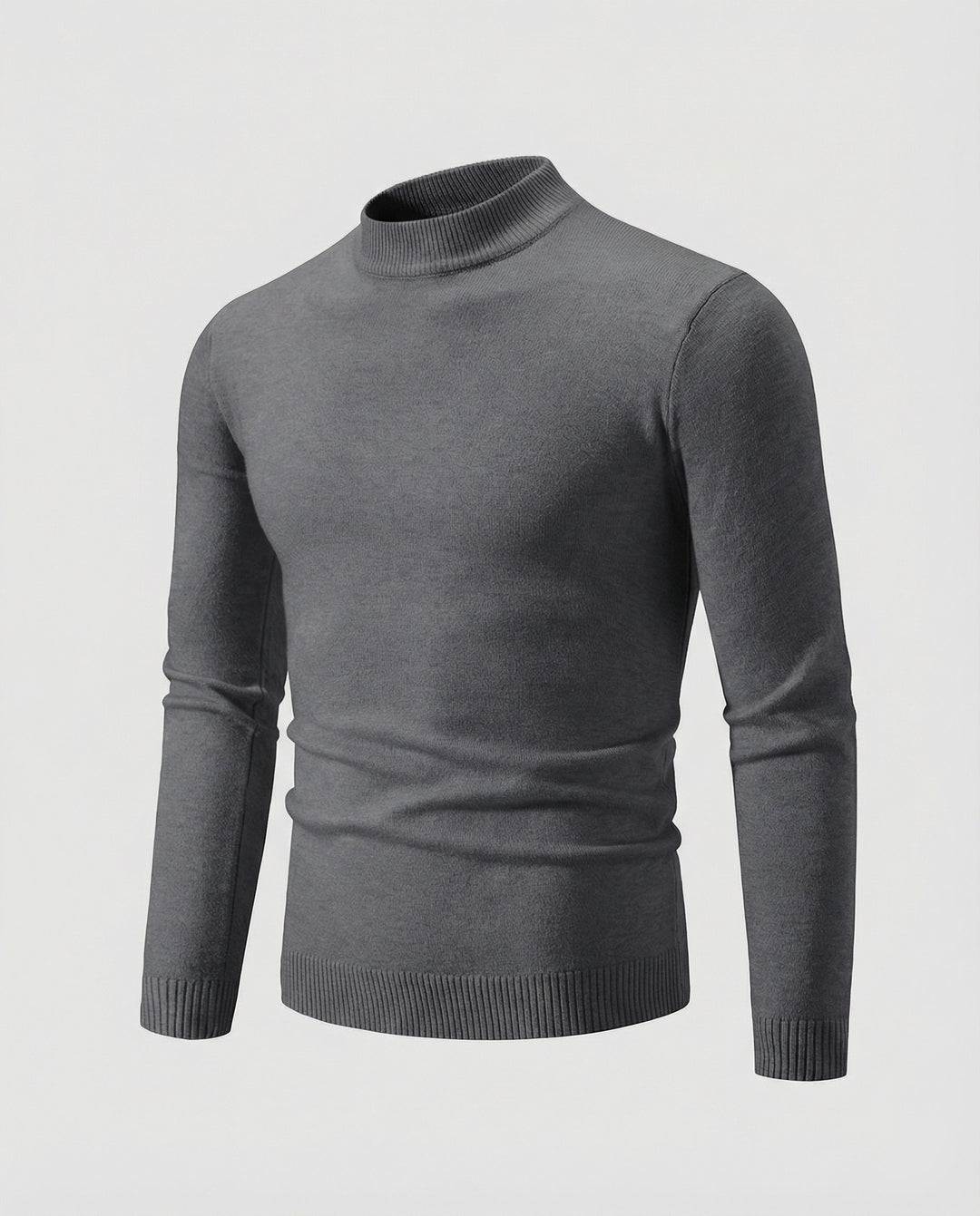 Herren eleganter Pullover mit Stehkragen EB