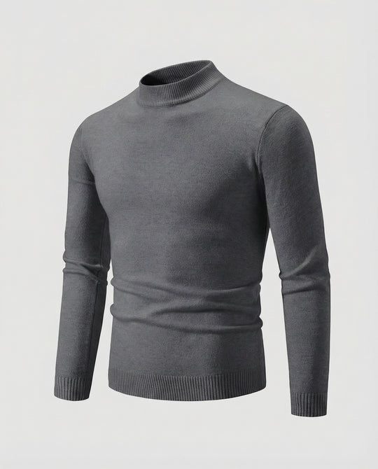 Herren eleganter Pullover mit Stehkragen EB