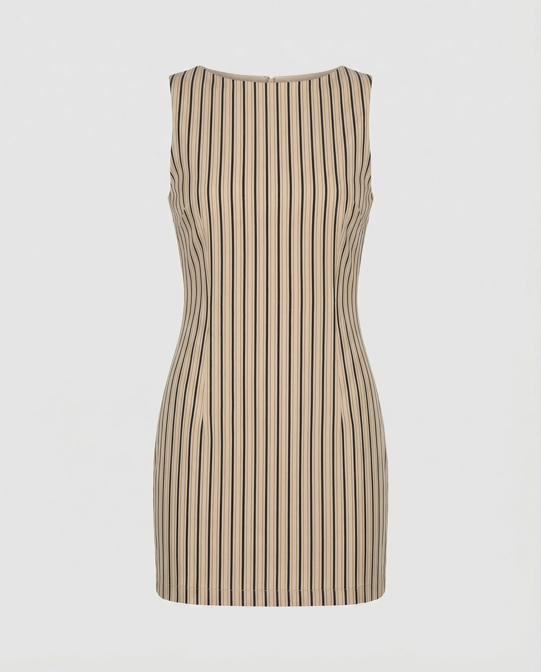 Gestreiftes Minikleid Tailliert Damen