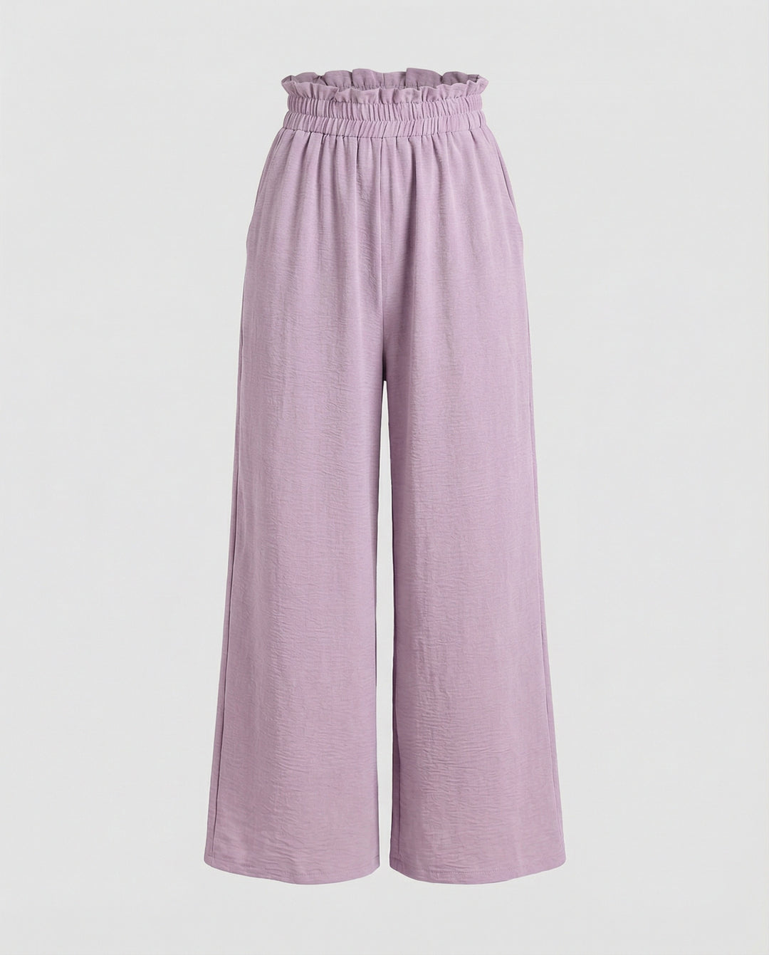 Damen Culotte-Hosen mit weitem Bein und elastischem Bund EB