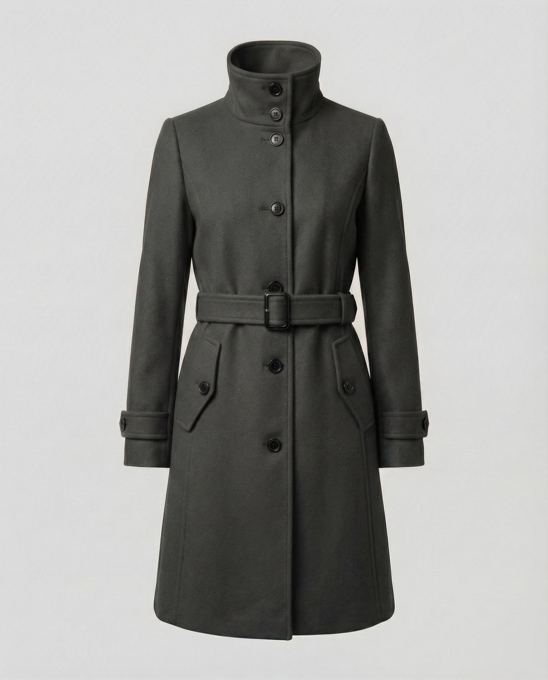 EB | Lange Warme Trench Mantel - Winter