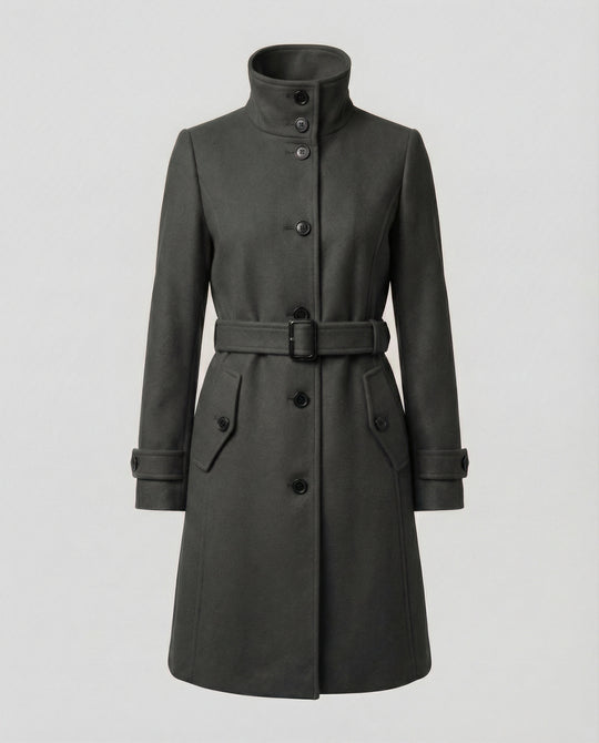 EB | Lange Warme Trench Mantel - Winter