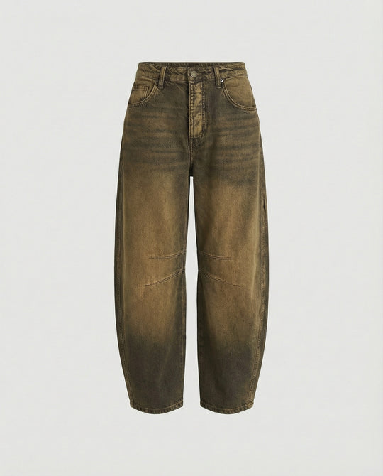 EB | Mid Rise Barrel Jeans für Damen