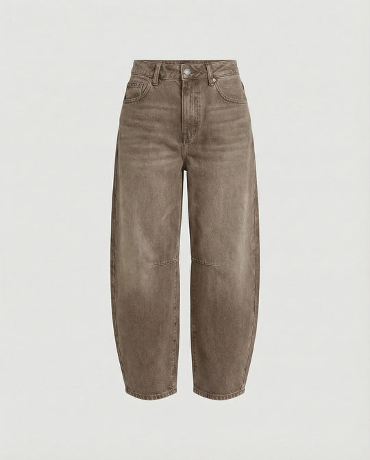 EB | Mid Rise Barrel Jeans für Damen