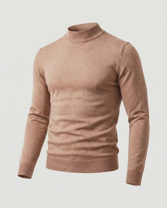 Herren eleganter Pullover mit Stehkragen EB