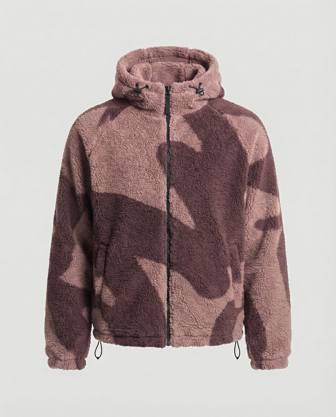 EB | Herren Kapuzen Zip-Up Warm Fleece Jacke