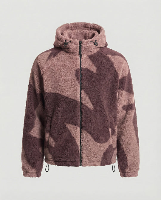 EB | Herren Kapuzen Zip-Up Warm Fleece Jacke