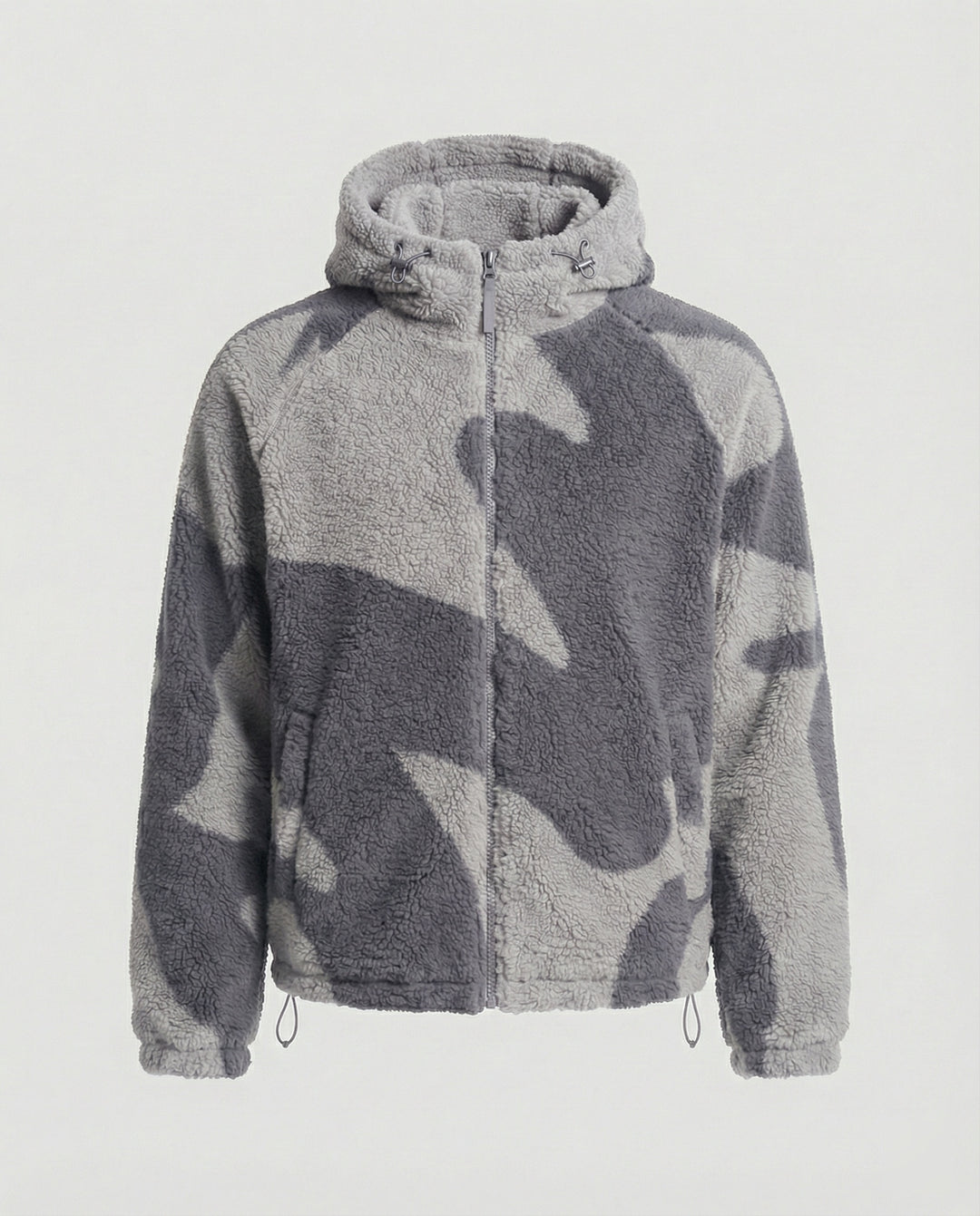 EB | Herren Kapuzen Zip-Up Warm Fleece Jacke