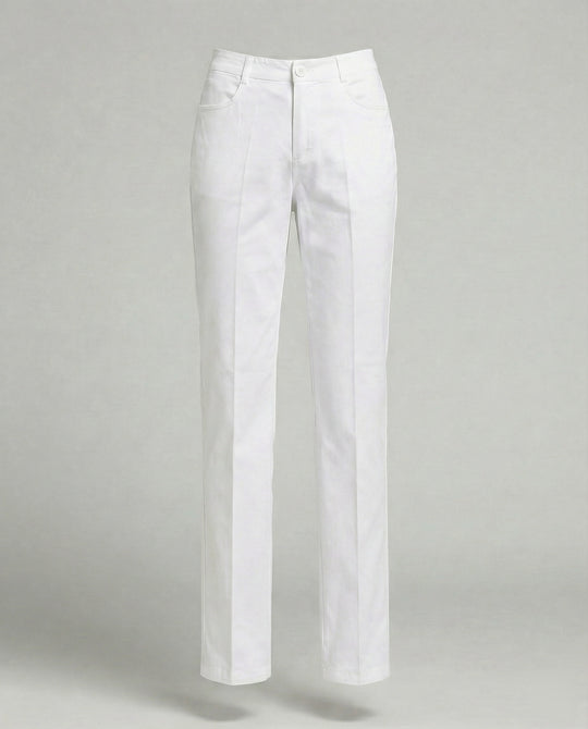 Damen formelle Stoffhose mit hohem Bund