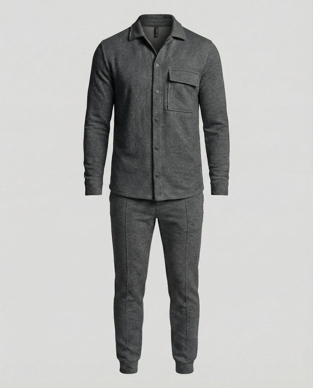 Herren elegantes Freizeitanzug mit modischem Streifenmuster EB