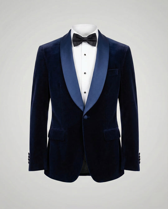 EB | Herren Sommerjacke mit Schmaler Passform und Kontrastierendem Revers