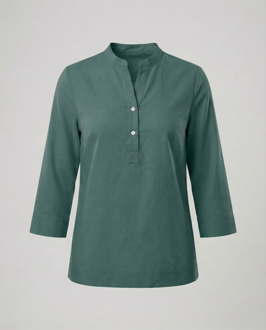 Damen Bluse mit Stehkragen