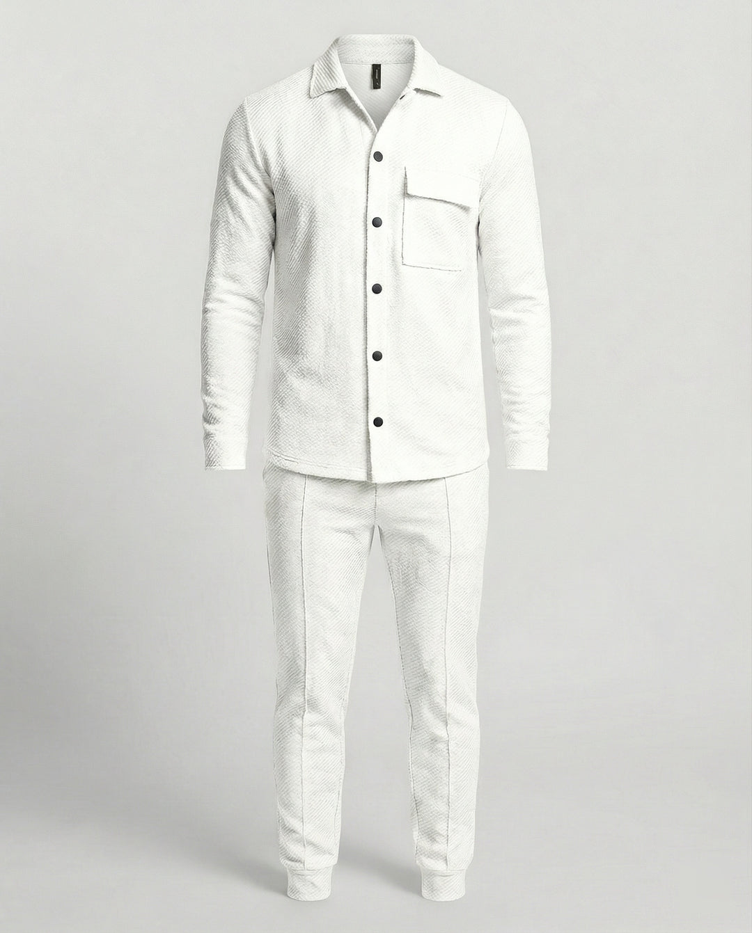 Herren elegantes Freizeitanzug mit modischem Streifenmuster EB