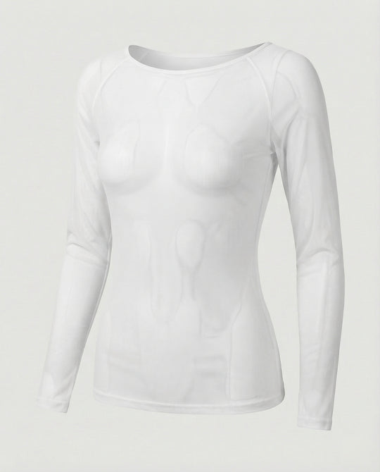 EB | Langärmeliges Mesh-Top