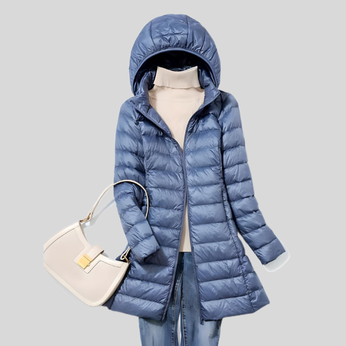 EB | Puffige Winterjacke mit Reissverschluss und Seitenfächern