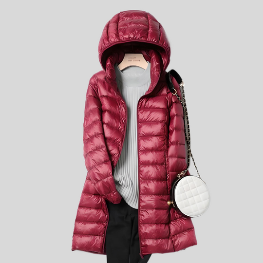 EB | Puffige Winterjacke mit Reissverschluss und Seitenfächern