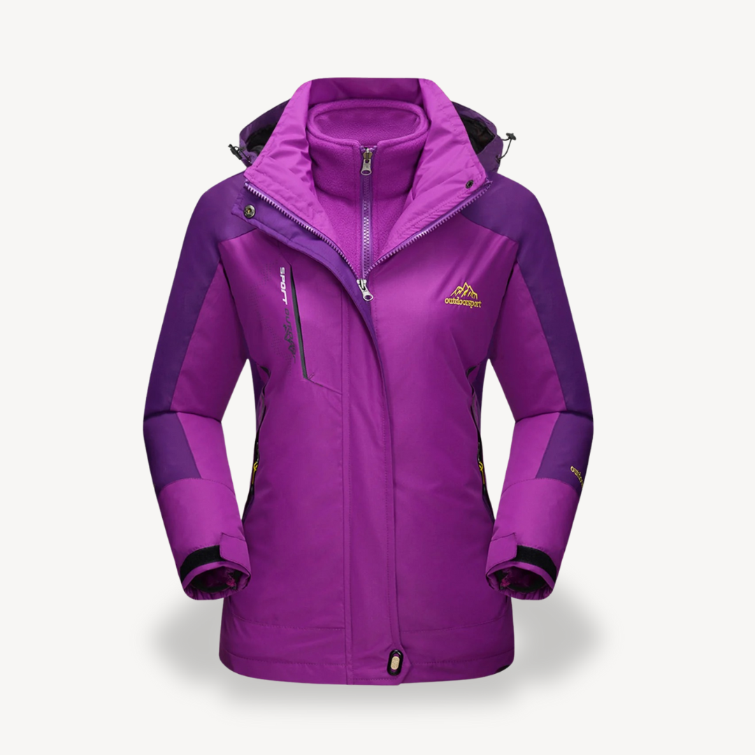 EB | Damen 3-In-1 Wasserdichte Skijacke