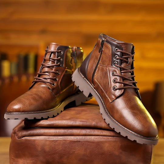 EB – Klassische Herbst Stiefel mit Reißverschluss für Männer