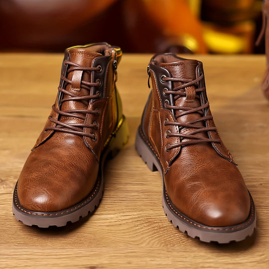 EB – Klassische Herbst Stiefel mit Reißverschluss für Männer