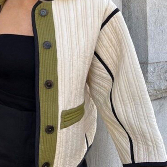 EB | Elegante Texturierte Herbstjacke für Damen