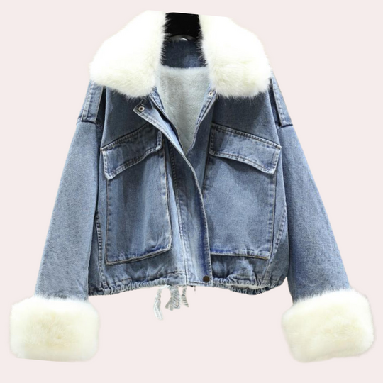 EB | Warme Denim Winterjacke für Damen
