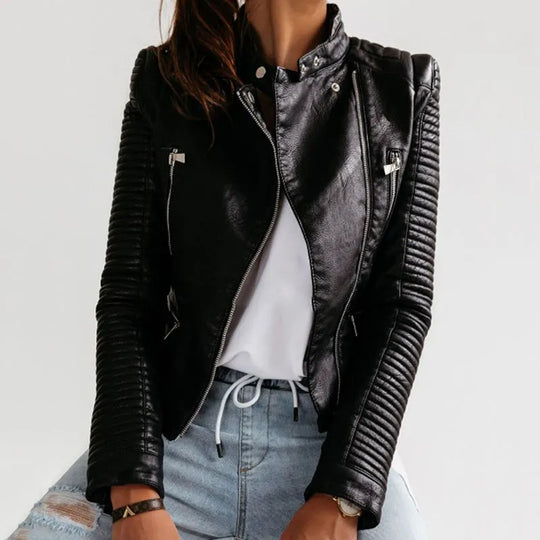 EB | Leder Bikerjacke - Cool & Stilvoll
