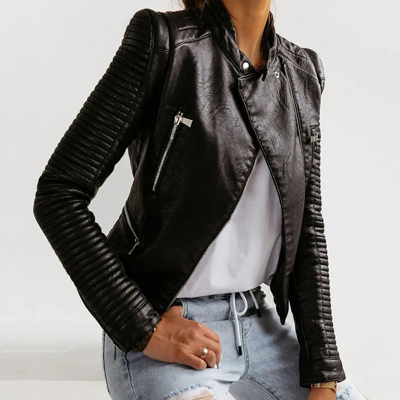 EB | Leder Bikerjacke - Cool & Stilvoll