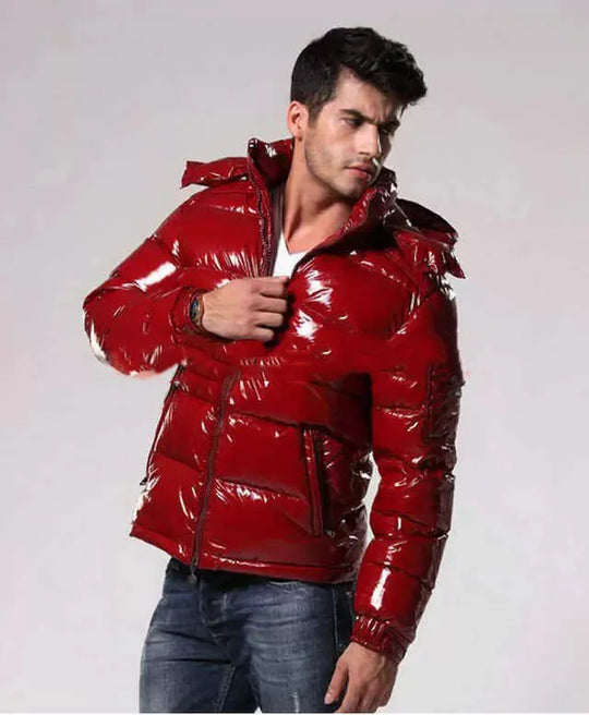 EB - Glänzende Herren-Pufferjacke