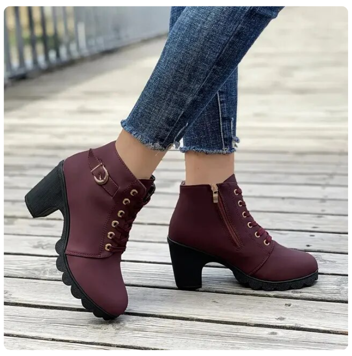 EB | Damen Stiefeletten mit Reißverschluss