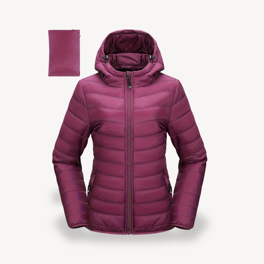 EB | Damen Packable Puffer Jacke mit Kapuze