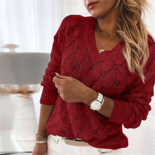 EB | Schöner Kabelstrickpullover