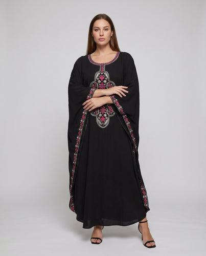 Damen decorative Kaftan mit kunstvoller Bestickung EB