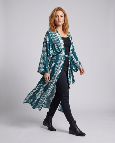 Damen leichter Strandkimono mit weitem Schnitt von EB