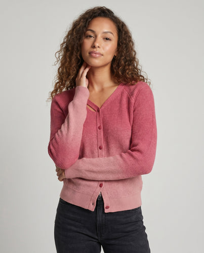 Damen elegante Strickjacke mit zeitlosem Design und Knopfdetails