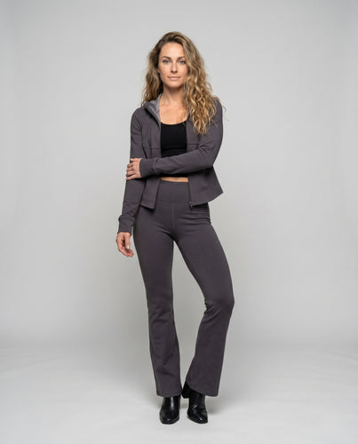 Damen Sportliches Freizeit-Outfit mit weitem Beinanpassungsdesign EB