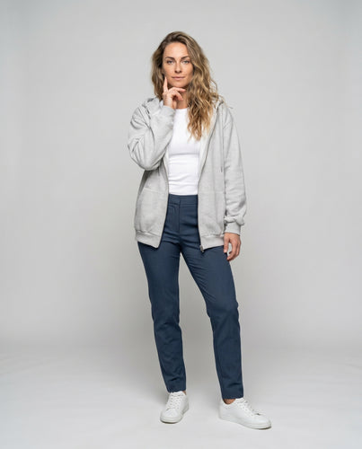 Damen Oversized Kapuzenpullover EB