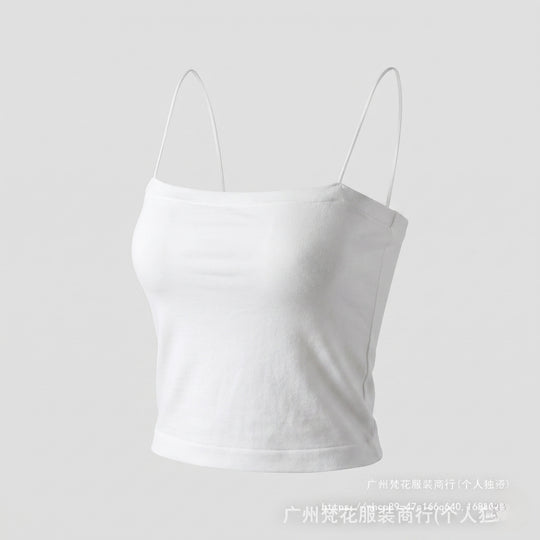 Damen Spaghetti-Trägertop aus hochwertigem, leichtem Material EB