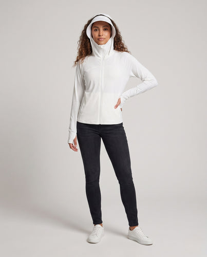 Damen UV-Schutzjacke mit hoher Atmungsaktivität und Daumenlöchern R&B