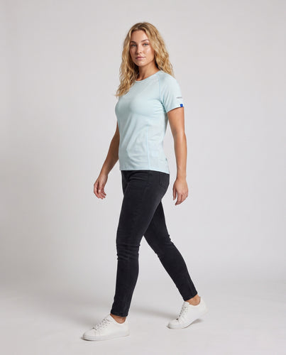 Damen Atmungsaktives Sportoberteil mit Mesh-Design R&B