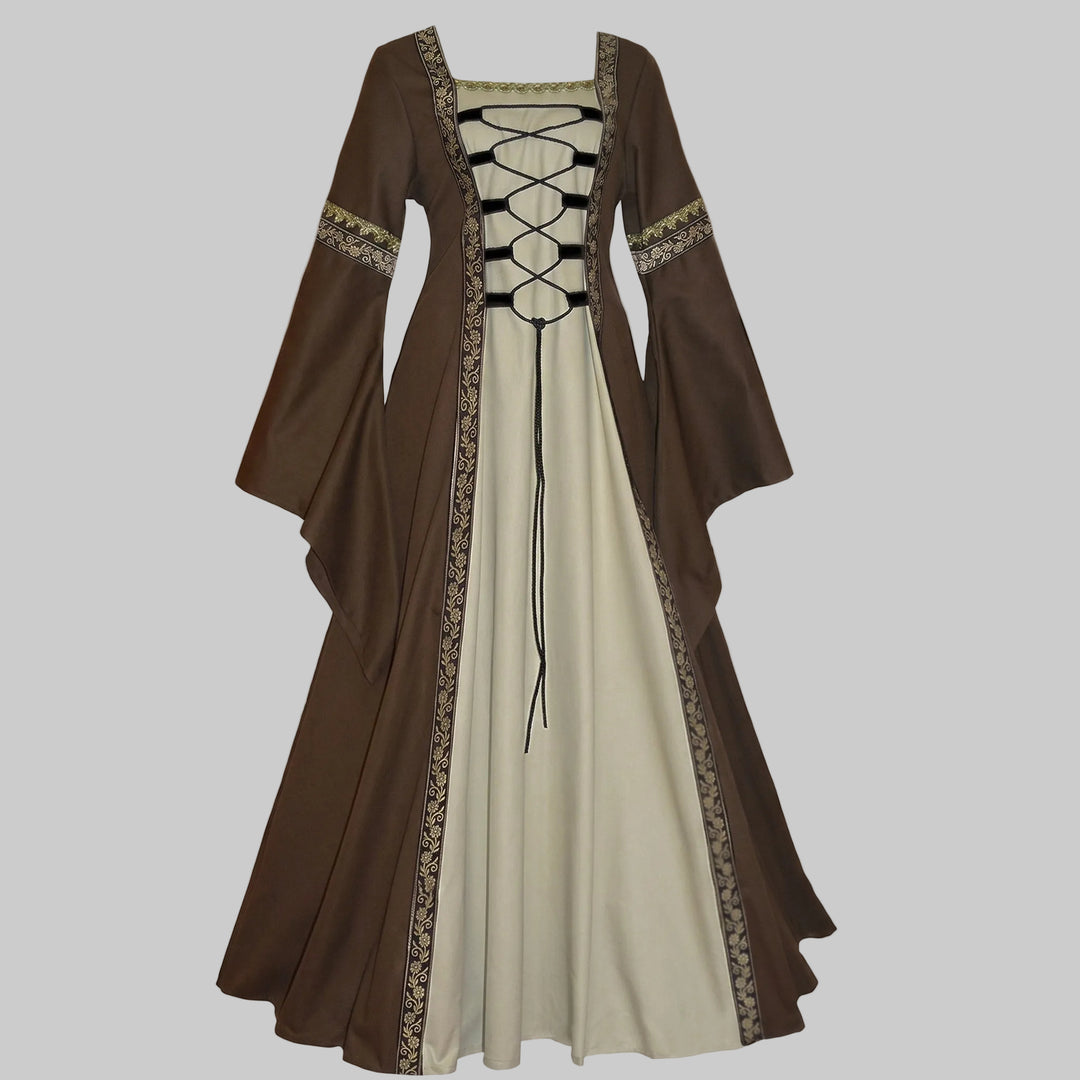 Damen historisches Märchenkleid mit elegantem Schnürdesign EB