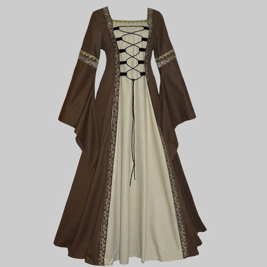 Damen historisches Märchenkleid mit elegantem Schnürdesign EB