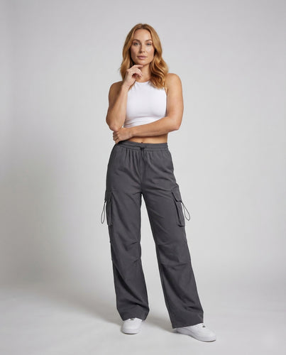 Damen Nylon Cargo Hose Weit