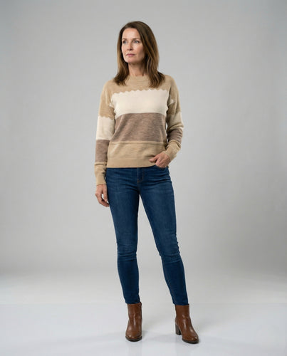 EB | Gemütlicher Strickpullover In Sanften Pastellfarben