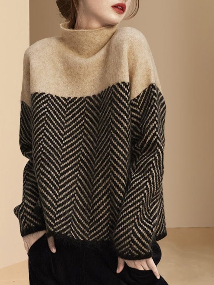 EB | Premium Rollkragen Strickpullover
