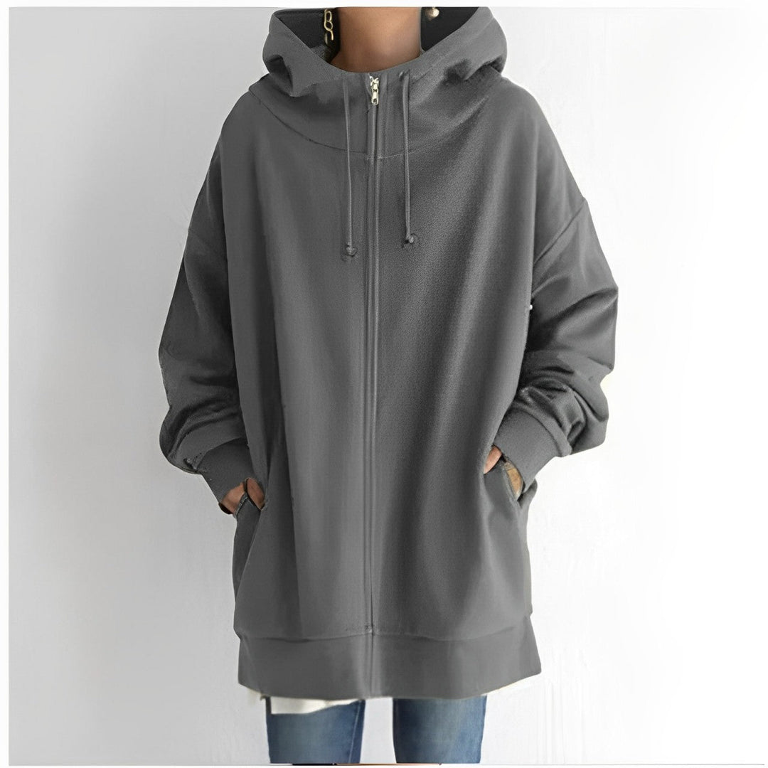 EB | Fleece-Hoodie mit Reißverschluss