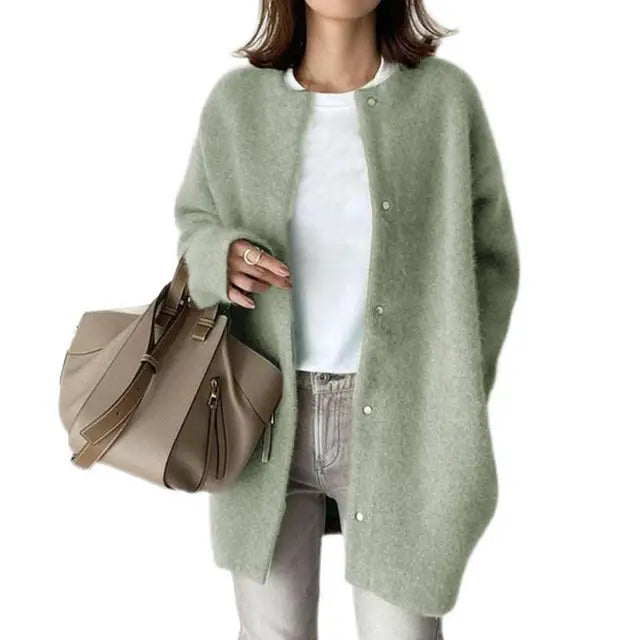 EB | Retro Strick-Cardigan - Vintage-inspirierte gemütliche Schicht