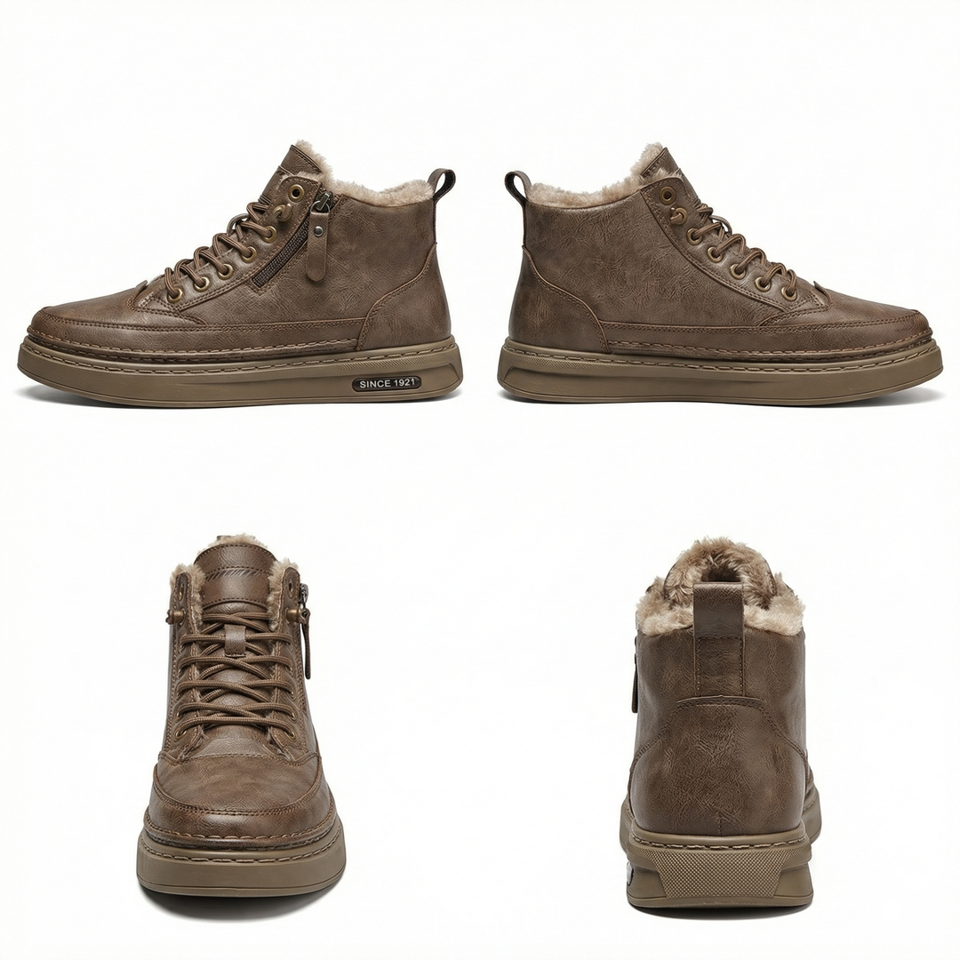 EB | Herren Schneestiefel mit warmem Baumwollfutter und rutschfester Sohle